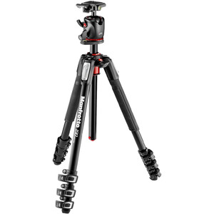 Manfrotto Aluminium-trebensstativ MK190XPRO4-BHQ2 med kulhuvud