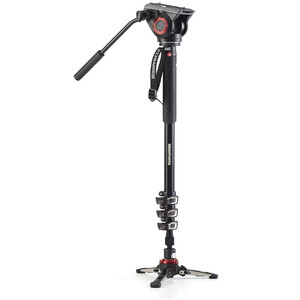 Manfrotto Aluminium-enbensstativ MVMXPRO500 med vätskehuvud