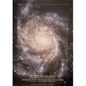 AstroMedia Poster Galaxen med eldhjulet